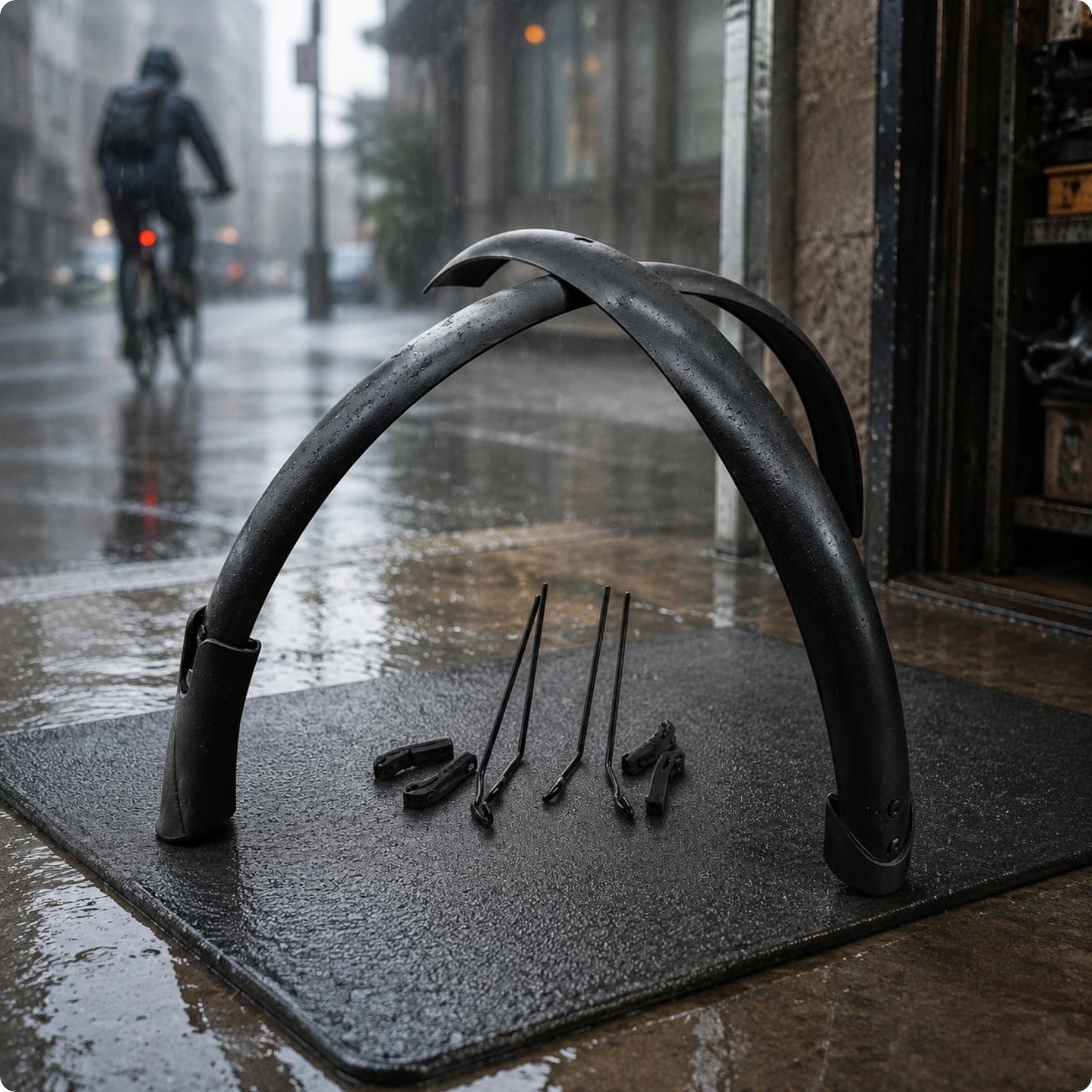Fender Mudguard Set - Juego de Guardabarros 451, Guardabarros de