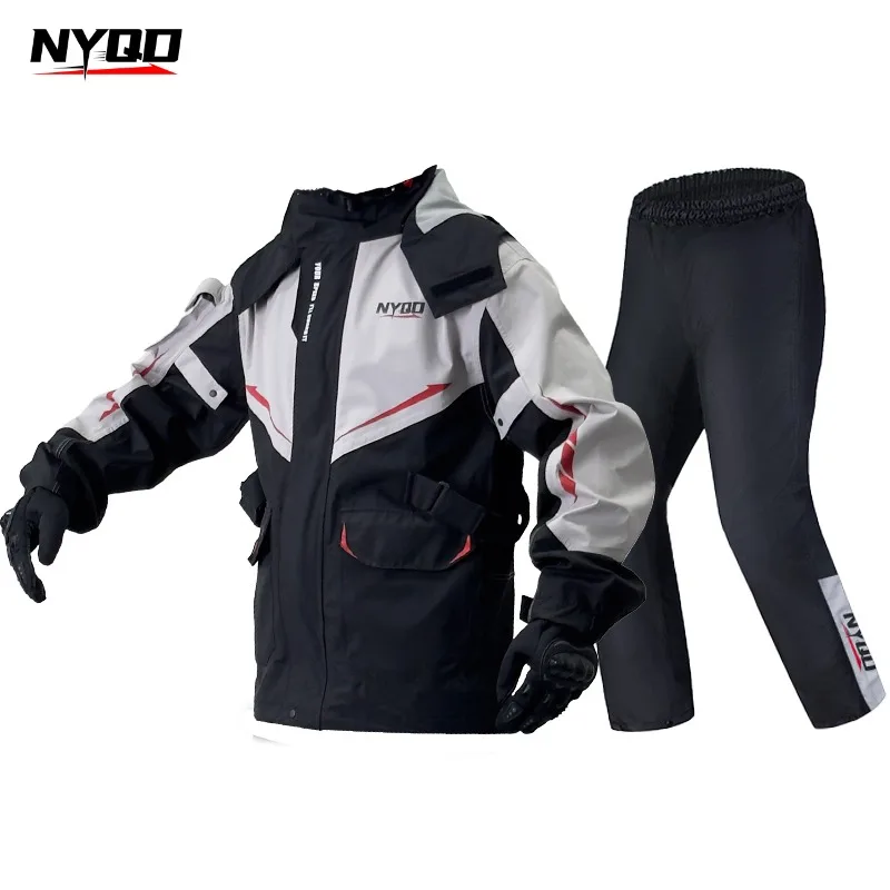 Cycling Rain Jacket Commute - Conjunto de impermeable para motocicleta, pantalones