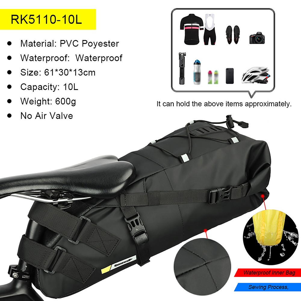 Saddle Bag Under Seat - Bolsa Impermeable para Sillín de Bicicleta,