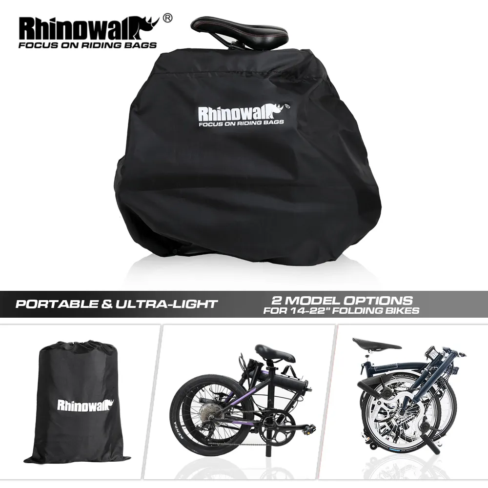 Cycling Commute Bag - Rhinowalk-Bolsa de almacenamiento para bicicleta plegable,