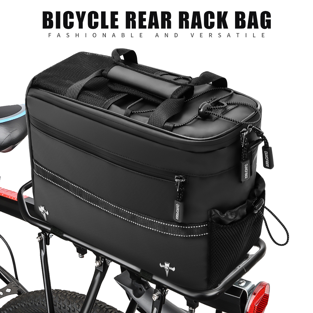 Cycling Commute Distance - Bolsa para portaequipajes trasero de bicicleta,