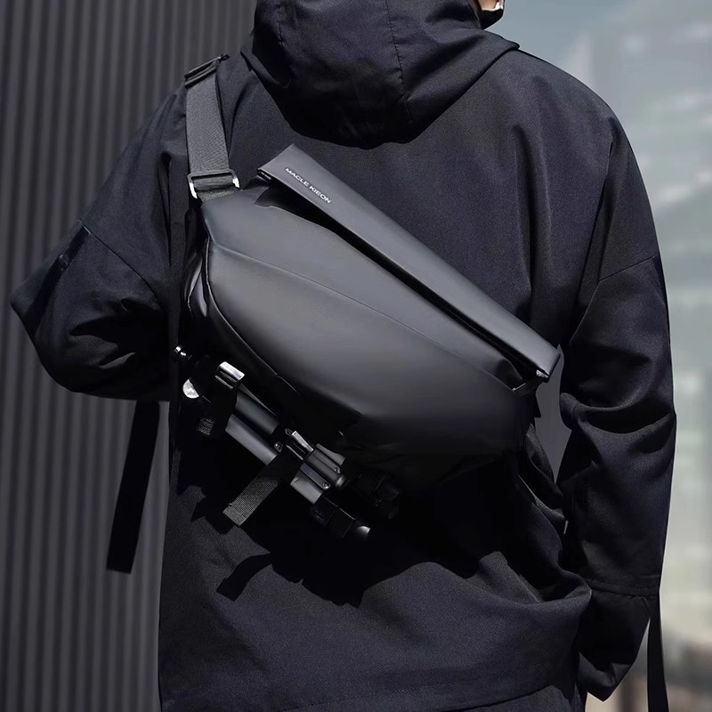 Waterproof Cycling Commute - Bolso de pecho moderno para hombre,