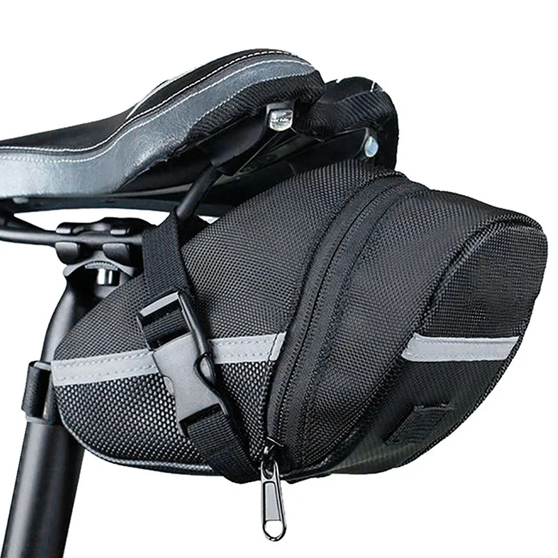 Saddle Bag Under Seat - Bolsa reflectante para sillín de bicicleta,