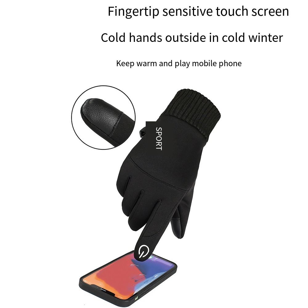 Waterproof Cycling Commute - Guantes para Pantalla Táctil de Otoño