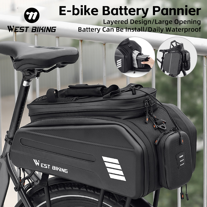 Cycling Journey - WEST BIKING-Bolsa porta baterías para bicicleta