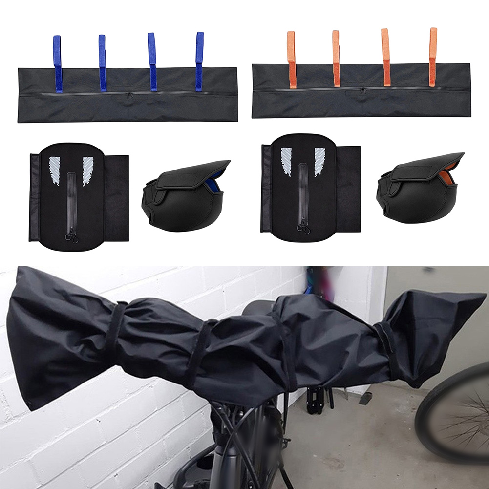 Waterproof Cycling Commute - Juego de cubiertas reflectantes para bicicleta