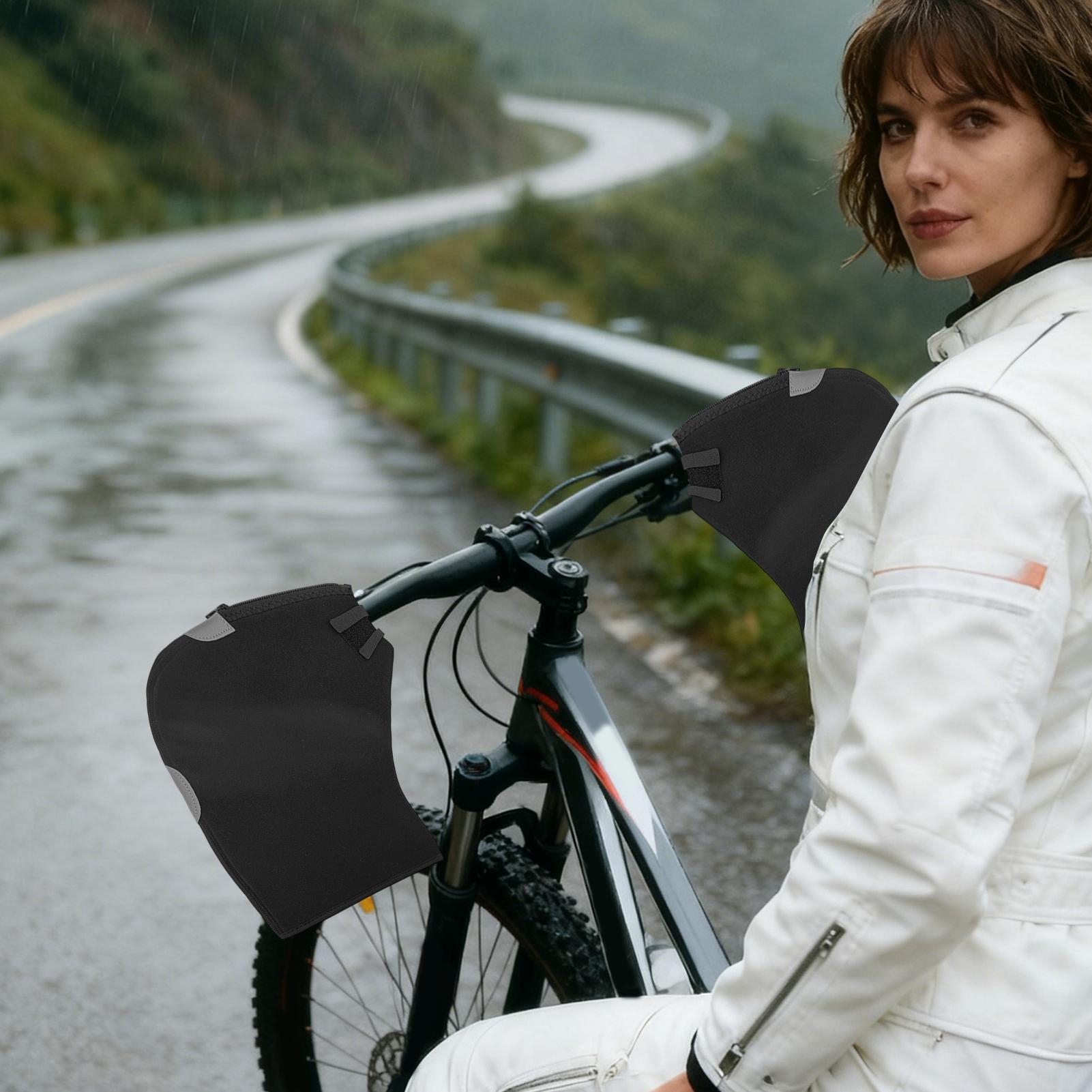 Waterproof Cycling Commute - Manoplas para manillar de bicicleta resistentes