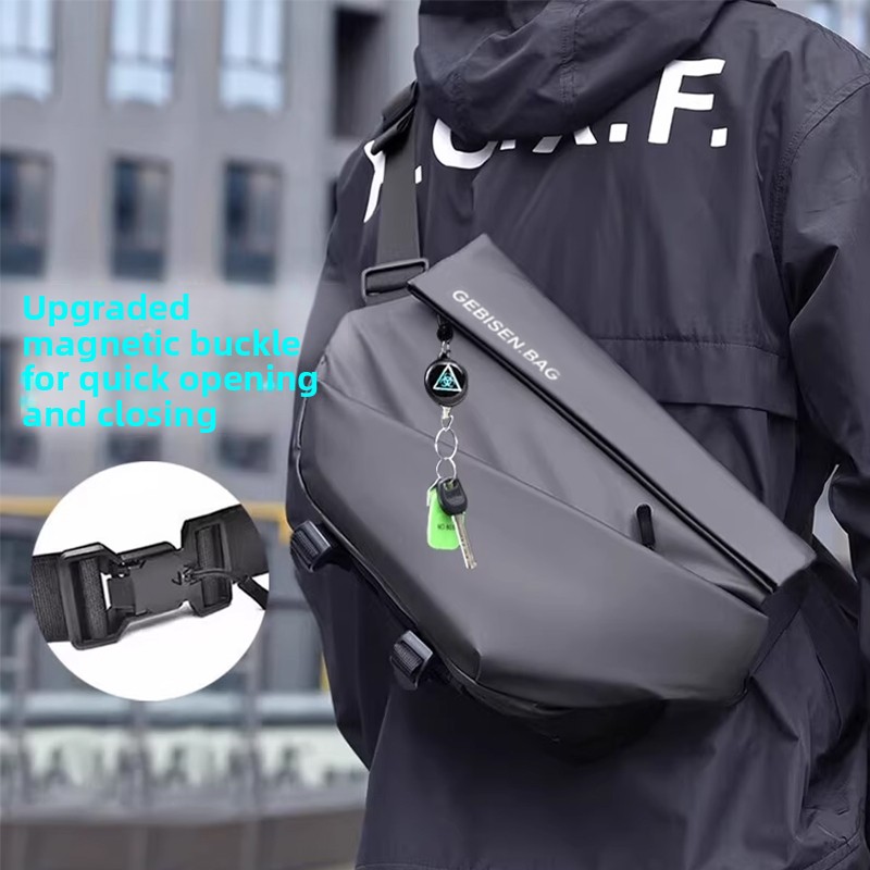 Cycling Commuter - Bolso cruzado con hebilla magnética para