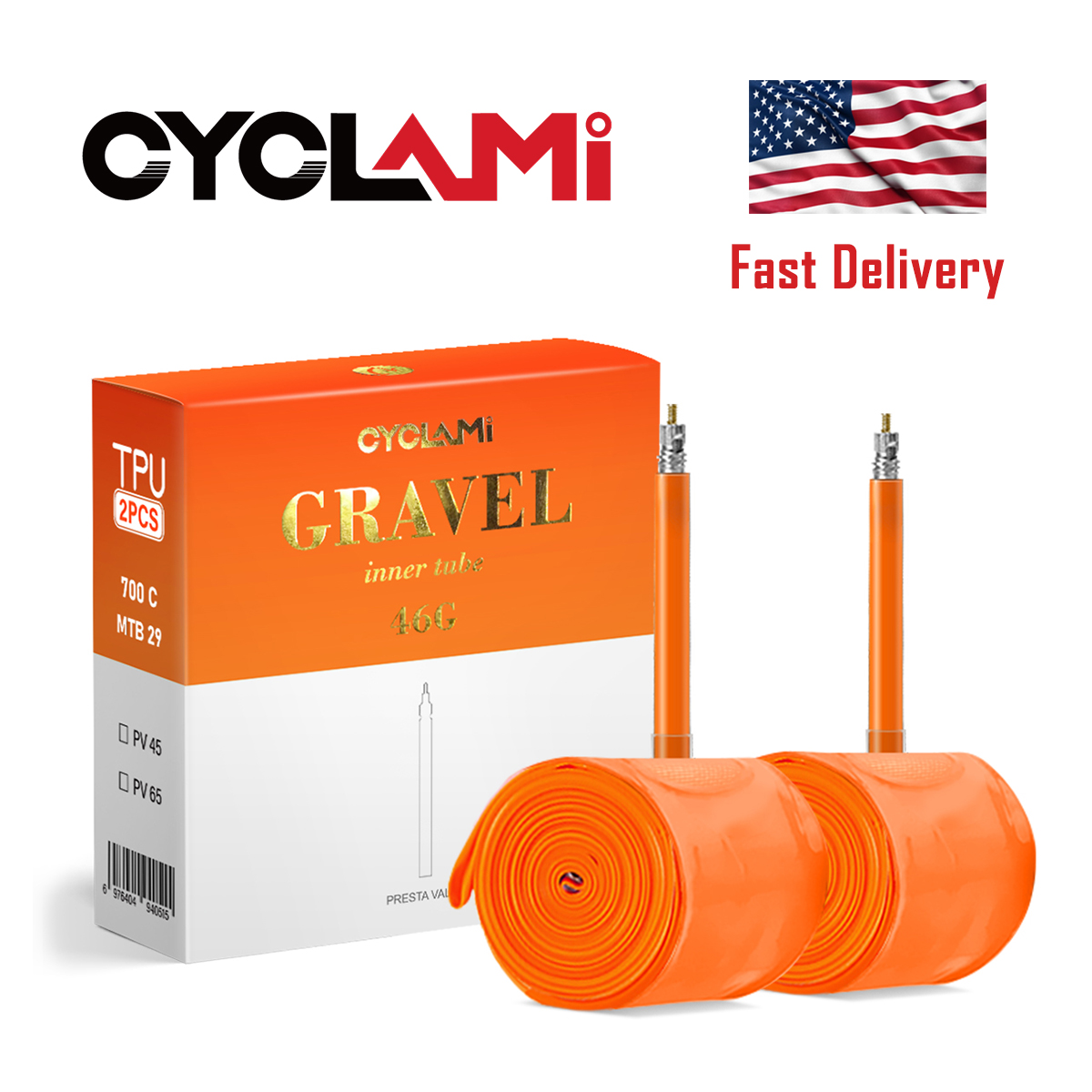Inner Tube 700C - CYCLAMI - Neumático Ultraligero para Bicicleta
