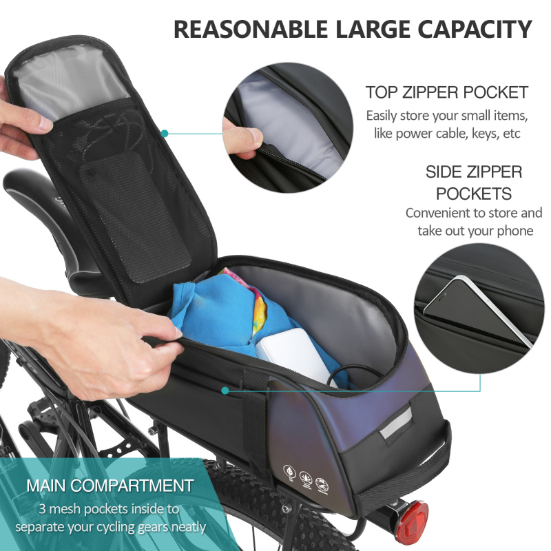 Bolsa reflectante para asiento - Cycling Commuter Backpack Waterproof reseña y precio