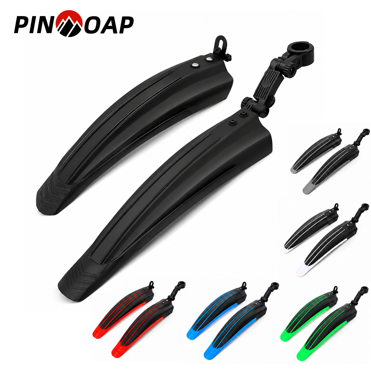 PINMOAP Juego de 2 Guardabarro - Cycling Commute In Rain reseña y precio