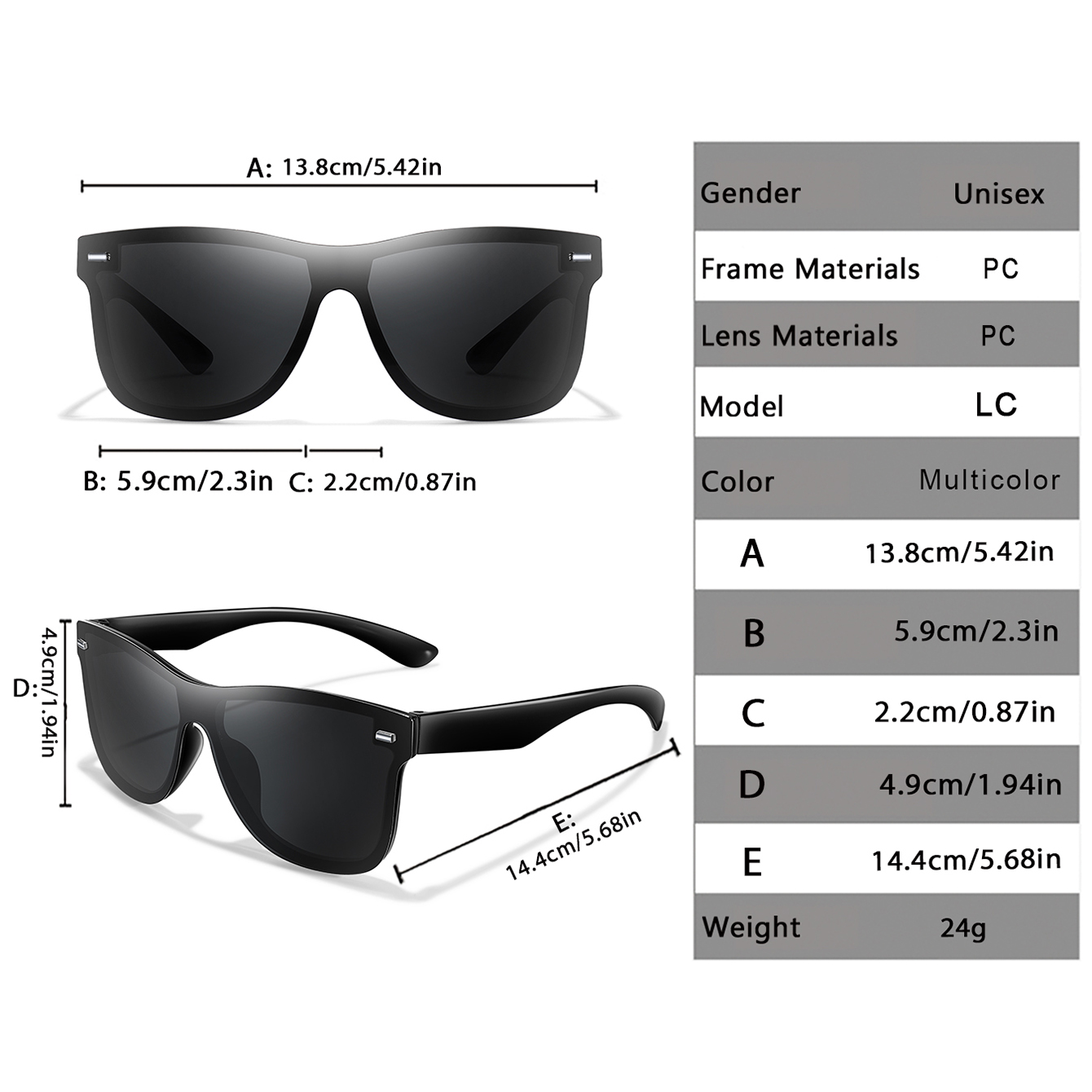 Gafas de sol cuadradas a prueb - Cycling Zones reseña y precio