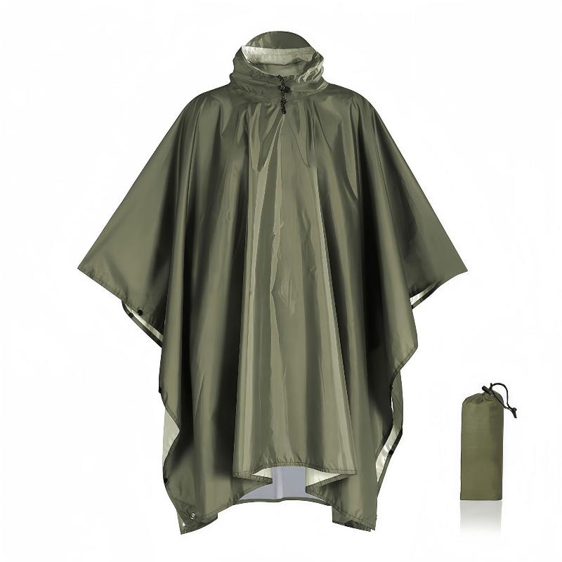 Chubasquero de viaje, Poncho i - Cycling Rain Jacket Commute reseña y precio
