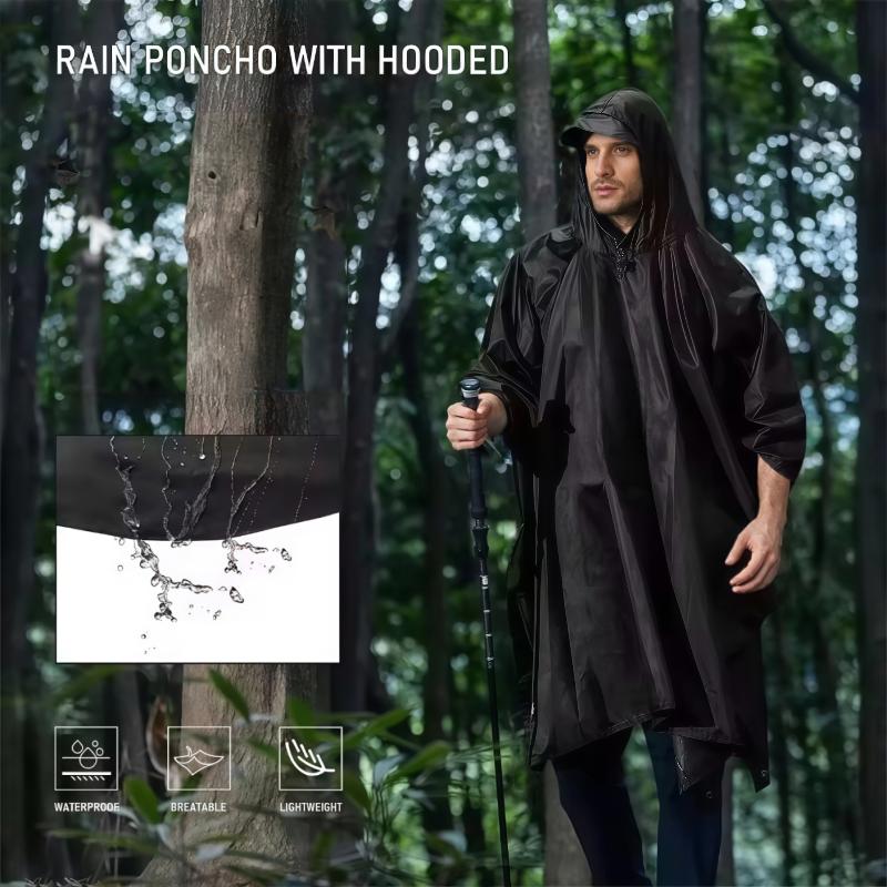 Chubasquero de viaje, Poncho i - Cycling Rain Jacket Commute reseña y precio