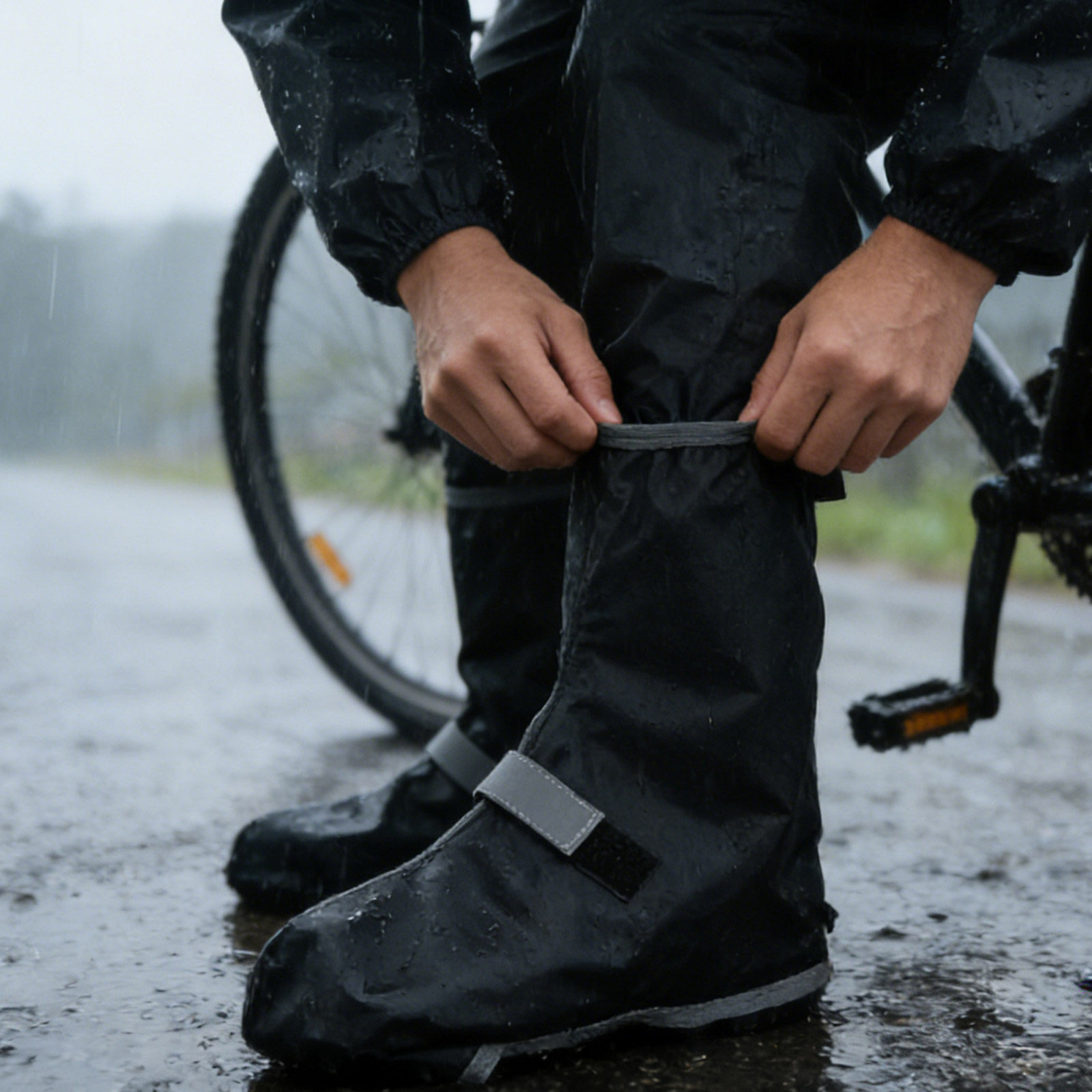 1 par de fundas impermeables p - Cycling Commute In Rain reseña y precio