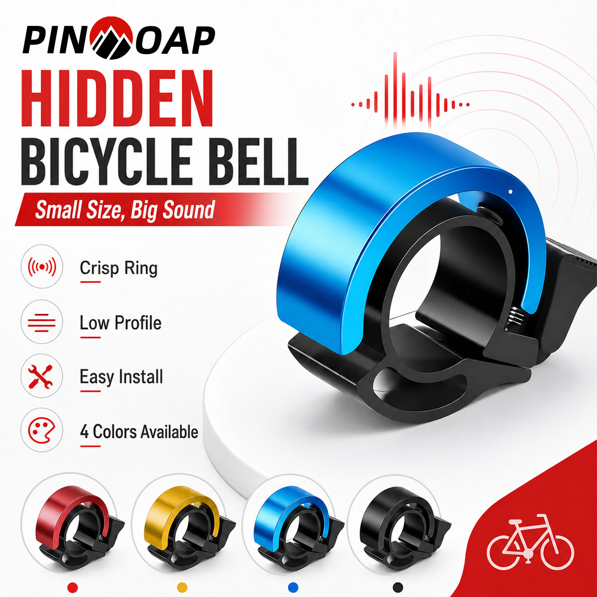 PINMOAP-campana invisible para - Bell Handlebar Ring reseña y precio