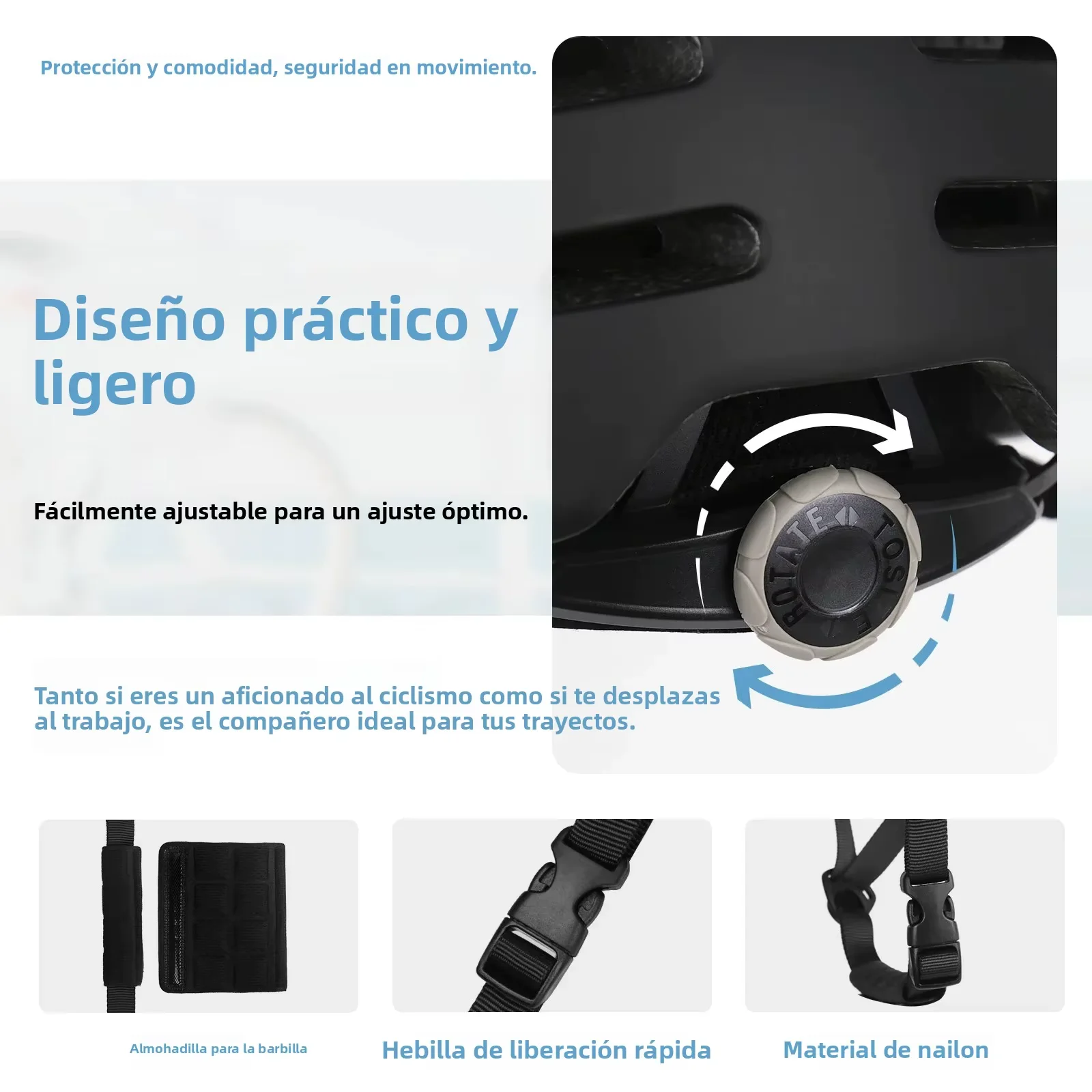 Casco de bicicleta, Casco de m - Commute Cycling Helmet reseña y precio