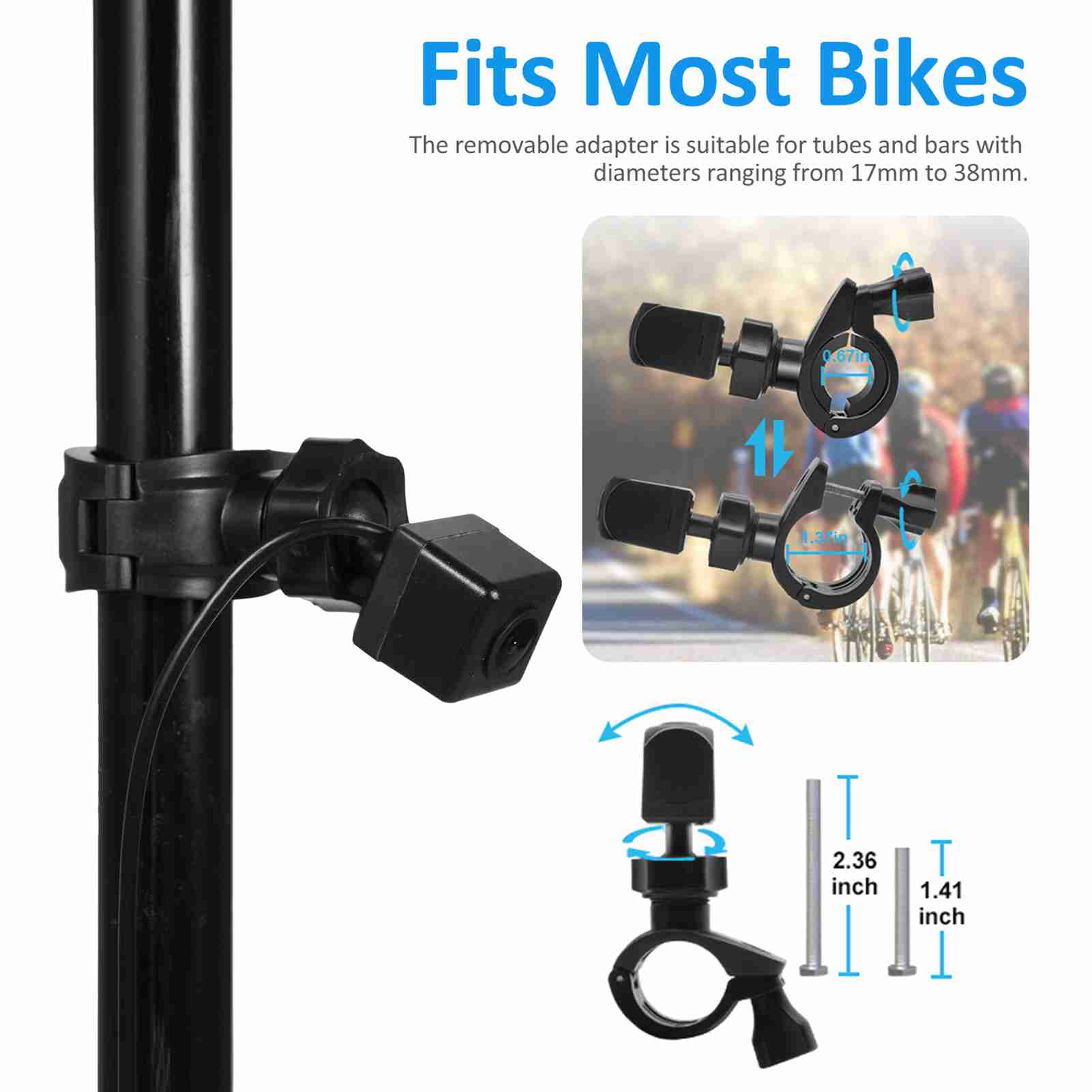 Cámara de visión trasera para  - Cycling Zones reseña y precio