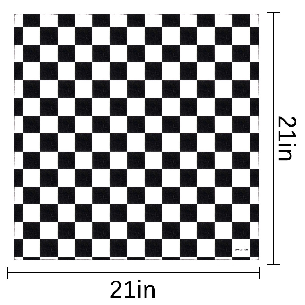 Bandana de bandera a cuadros U - Cycling Zones reseña y precio