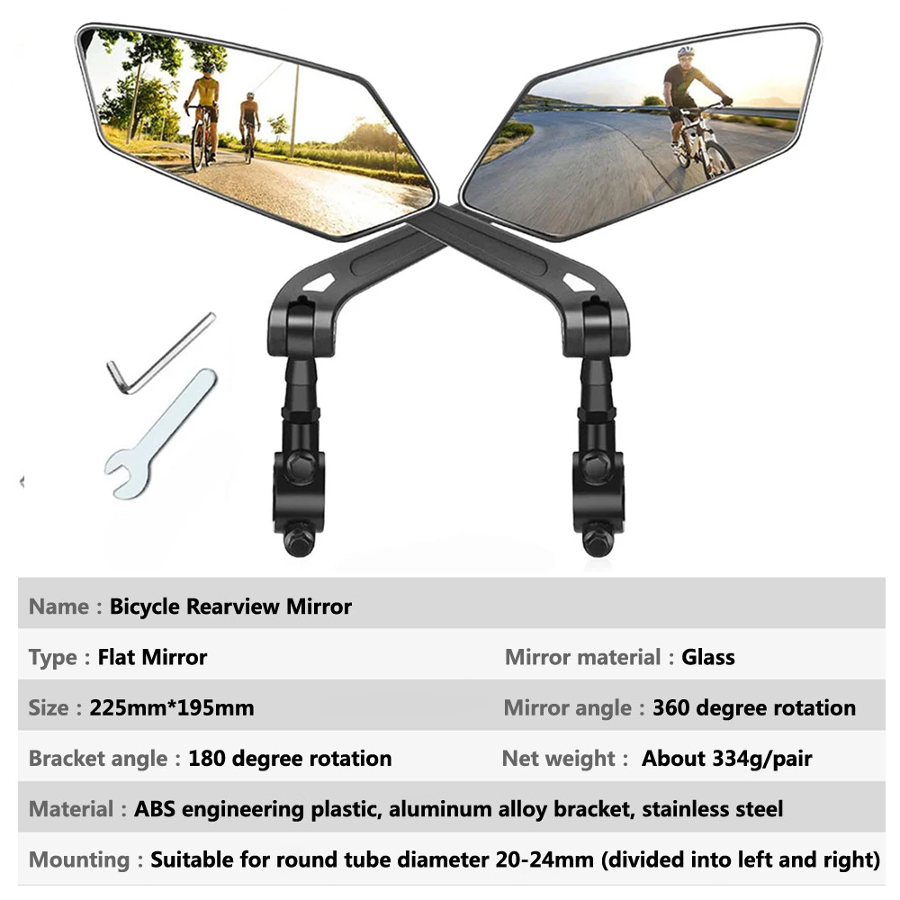 Espejo retrovisor de bicicleta - Cycling Zones reseña y precio