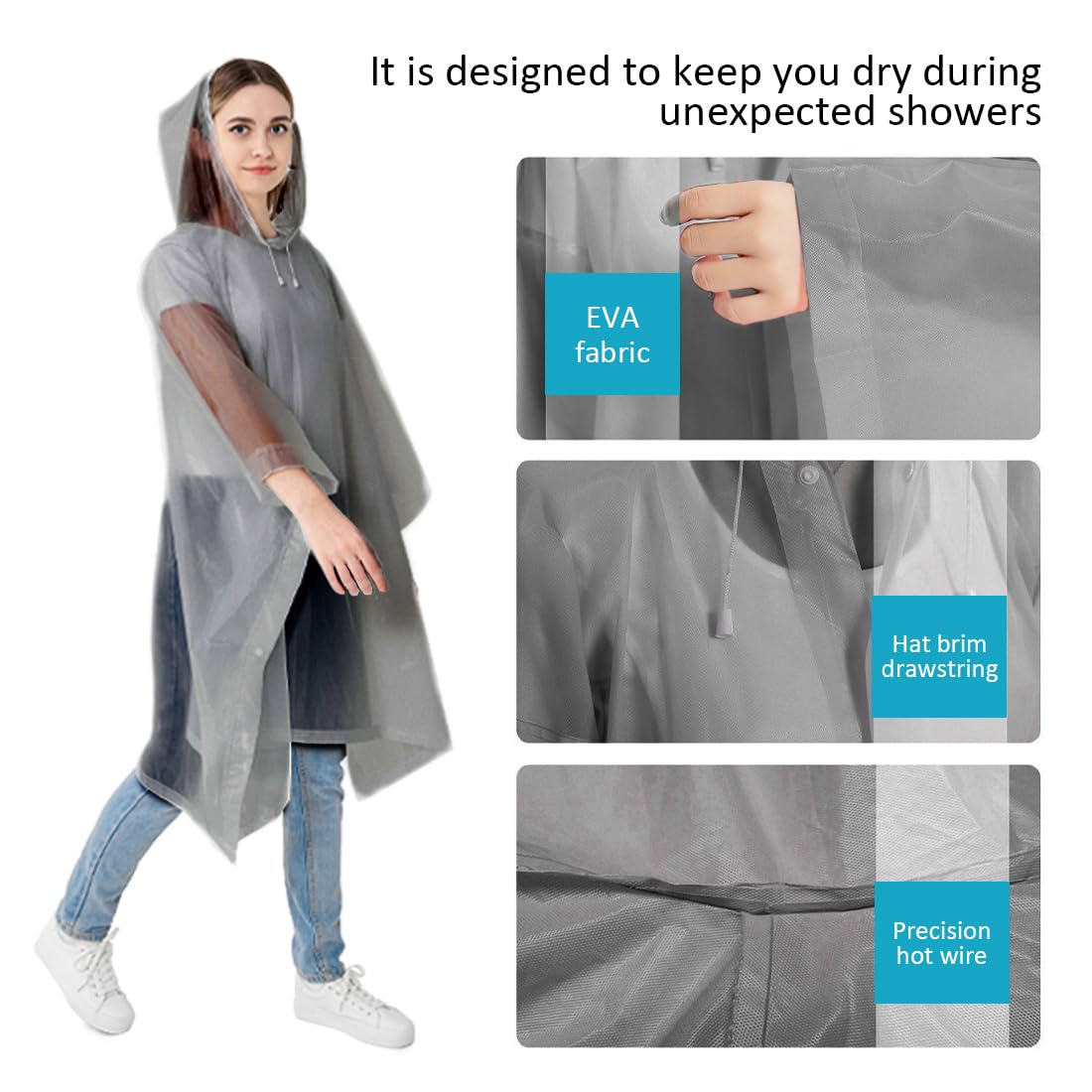 Impermeable para Adultos, Ponc - Cycling Commuter Rain Gear reseña y precio