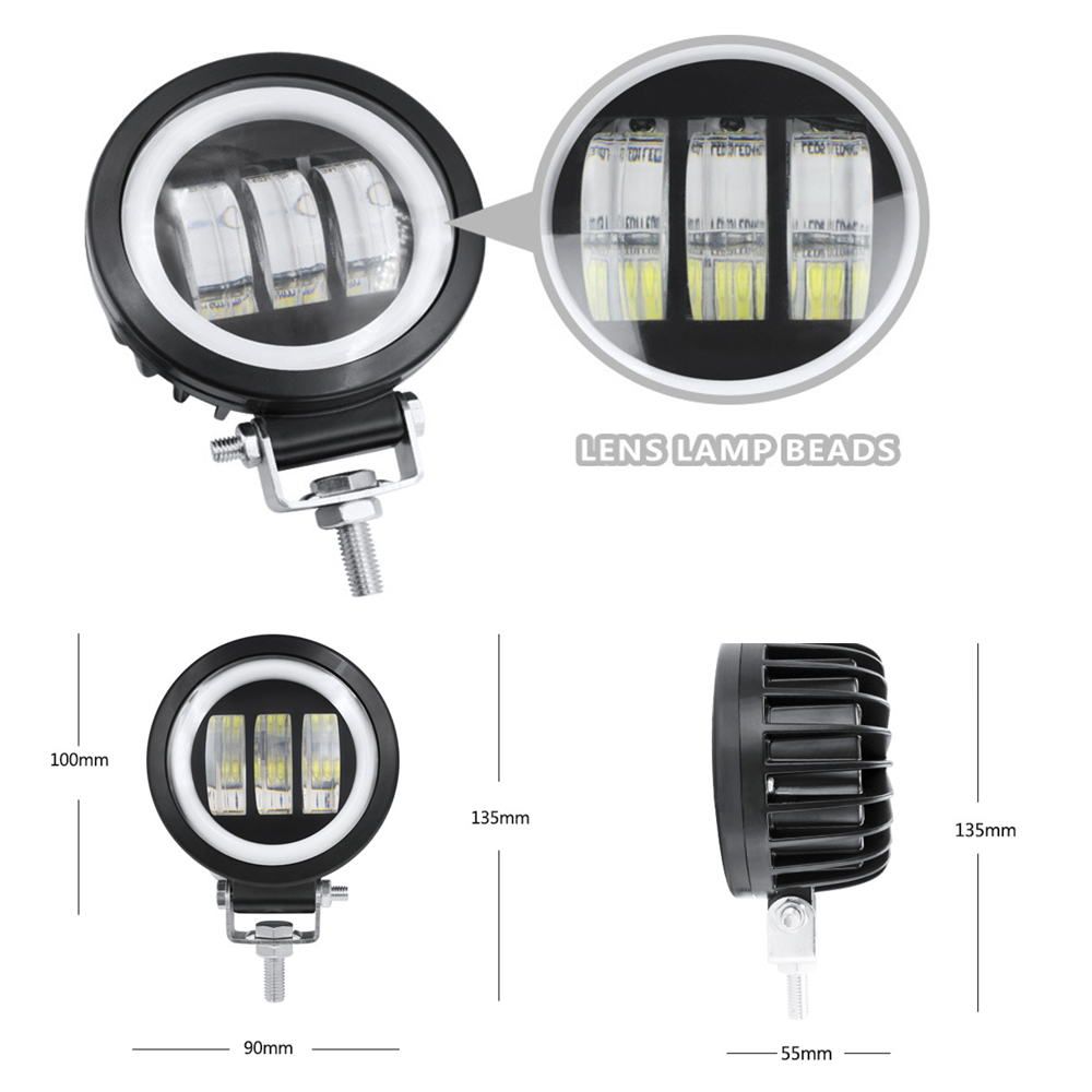 Foco LED para motocicleta, luz - Cycling Zones reseña y precio