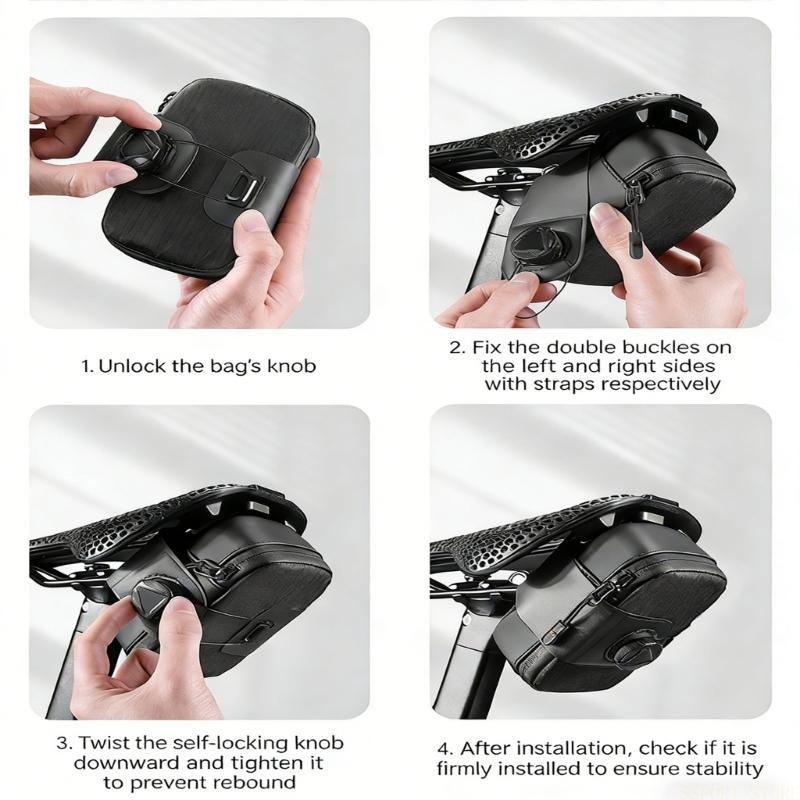 U2JB-bolsa para sillines bicic - Saddle Bag Under Seat reseña y precio