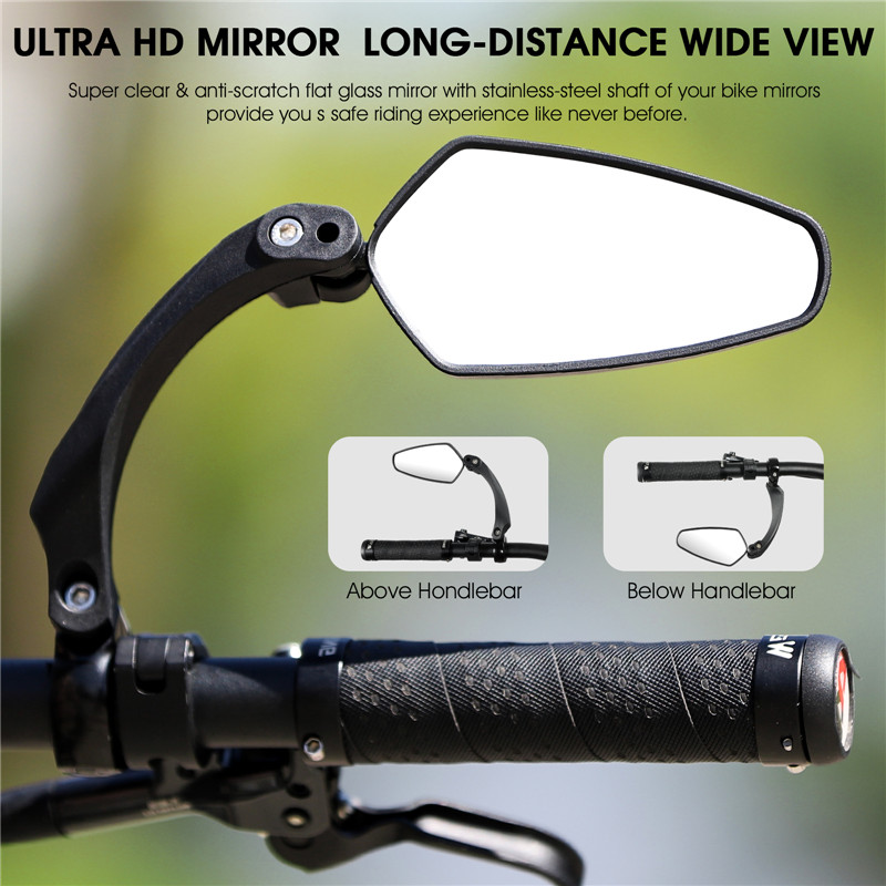 WEST BIKING-espejo retrovisor  - Cycling Zones reseña y precio