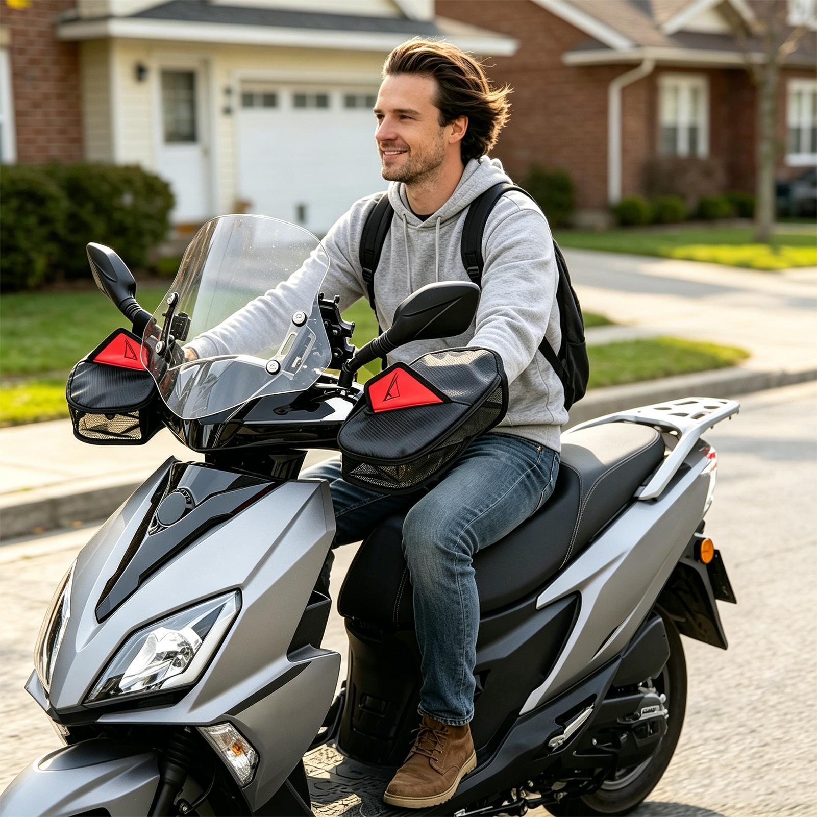 Manoplas para manillar de moto - Cycling Commute Distance reseña y precio