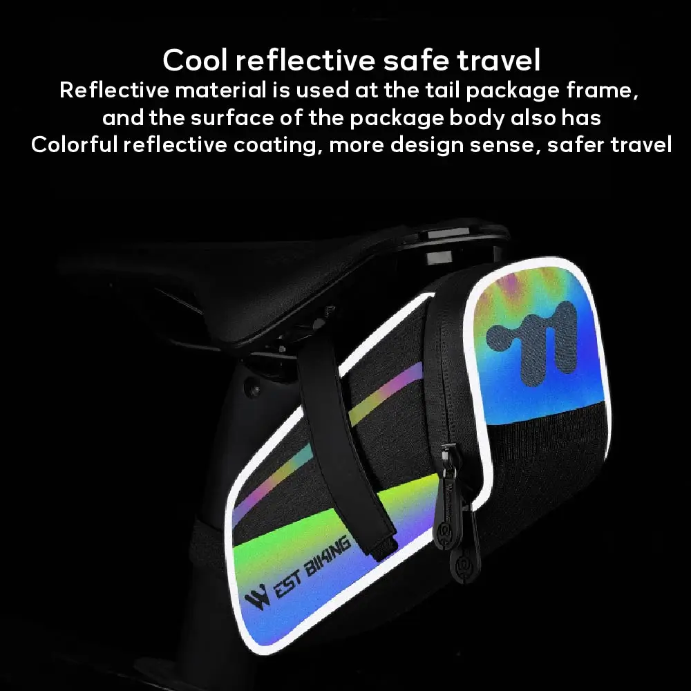 Alforja de bicicleta, bolsa pe - Saddle Bag Under Seat reseña y precio
