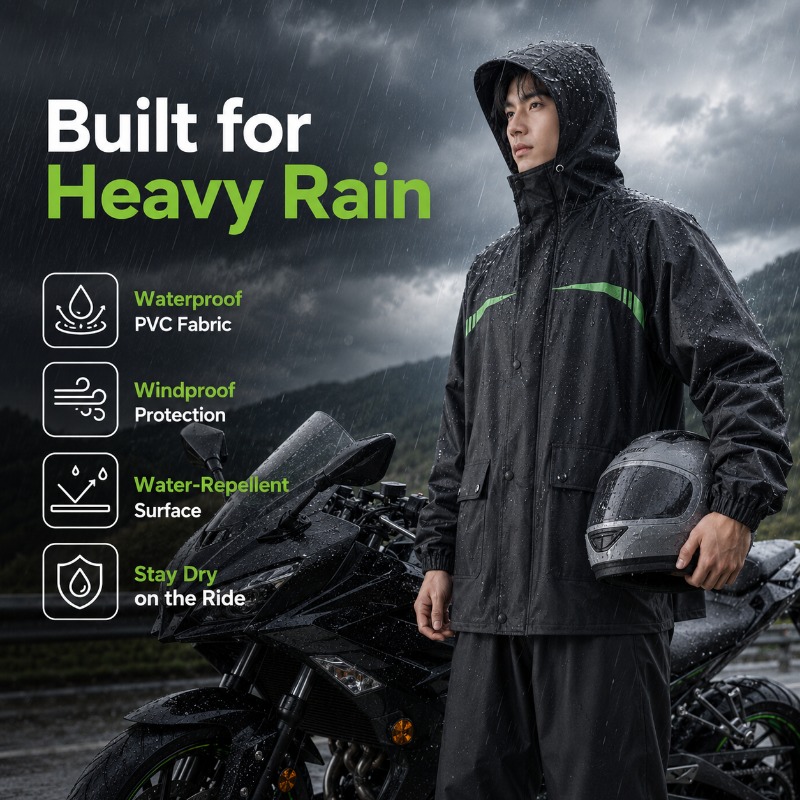 Traje Impermeable de Ciclismo  - Cycling Commute In Rain reseña y precio